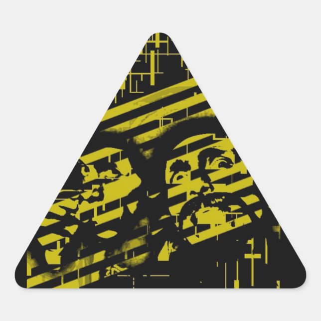 Sticker Triangulaire Double tuer (Devant)