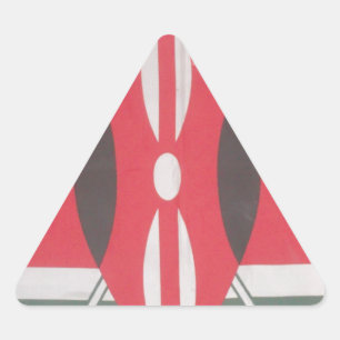 Sticker Triangulaire Drapeau Harambe vintage Kenya