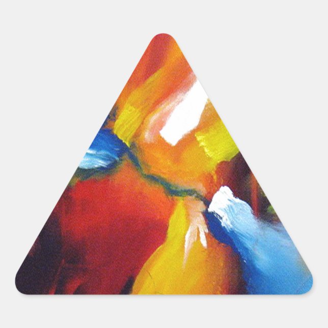 Sticker Triangulaire Expressionism (Devant)