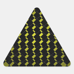 Sticker Triangulaire FengShui Fusion Army Green Black Geometry Hipster