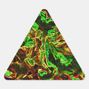 Sticker Triangulaire Feu de lune