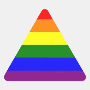 Sticker Triangulaire Fierté de LGBT