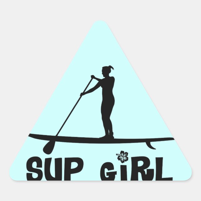 Sticker Triangulaire Fille SUP (Devant)