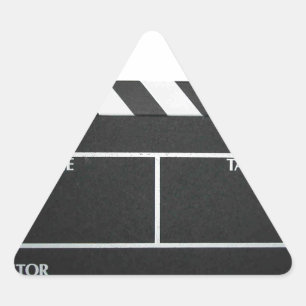 Sticker Triangulaire Film de film Clapboard