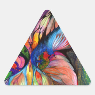 Sticker Triangulaire Fleur de dreamland