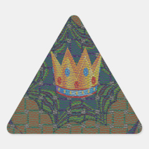 Sticker Triangulaire Gardez la simplicité : le design Motif de la Clart