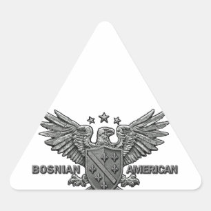 Sticker Triangulaire Habillement orienté américain bosnien