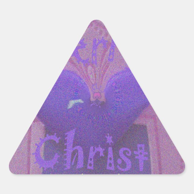 Sticker Triangulaire Hakuna Matata Merry Christmas Love Design.jpg (Devant)