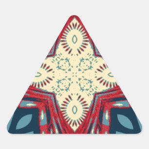 Sticker Triangulaire Hakuna Matata Texte Hope Art Abstrait Design d'imp