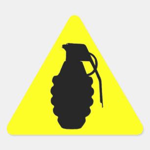 STICKER TRIANGULAIRE HARDHATZ