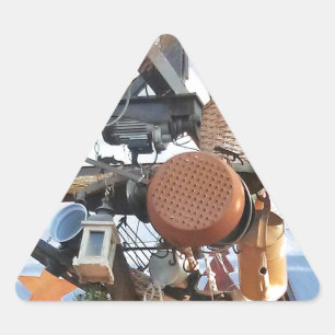 Sticker Triangulaire Heure d'hiver