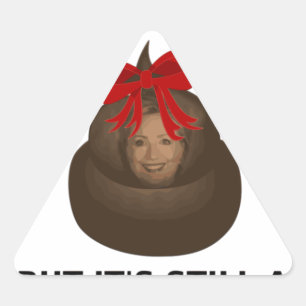 Sticker Triangulaire Hillary Poop