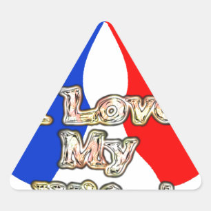 Sticker Triangulaire "I Love My Wife" Imprimer