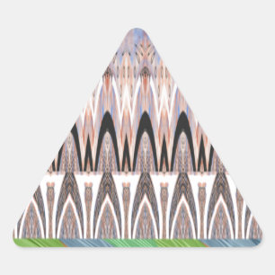 Sticker Triangulaire Imprimer l'art Motif Abstrait Extraordinaire