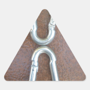 Sticker Triangulaire Infini argent