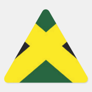 Sticker Triangulaire Jamaïque