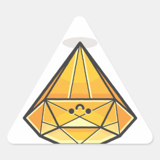 Sticker Triangulaire Joyeux Smile Diamond