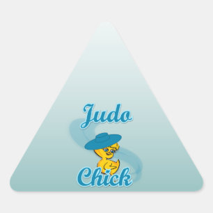 Sticker Triangulaire Judo Chick #3
