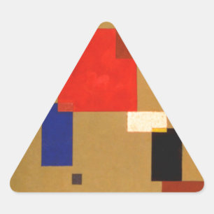 Sticker Triangulaire Kandinsky Treize Rectangles peinture Abstraite