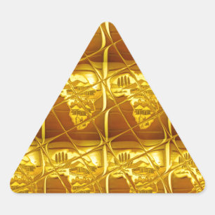 Sticker Triangulaire La promesse d'or de l'Afrique
