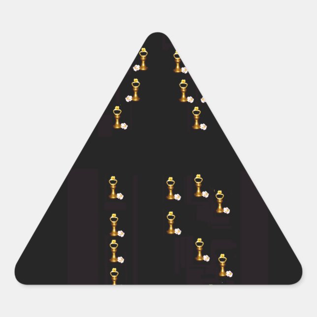 Sticker Triangulaire L'amour est (Devant)