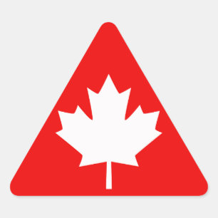 Sticker Triangulaire Le Canada a établi 1867 150 ans de style