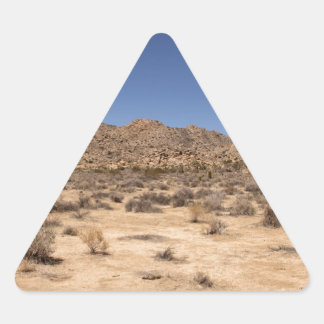 Sticker Triangulaire Le Parc national de Joshua Tree