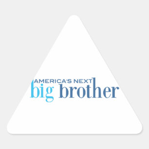 Sticker Triangulaire Le prochain Big Brother de l'Amérique