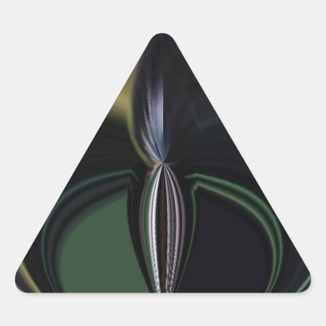 Sticker Triangulaire L'embellie d'Aurora : le kaléidoscope cosmique (Devant)