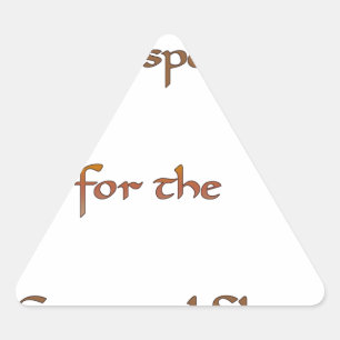 Sticker Triangulaire L'énergie à l'intérieur : l'énergie compte