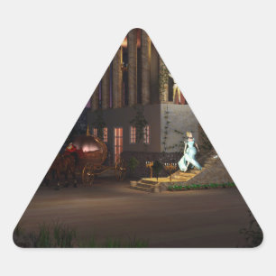 Sticker Triangulaire L'entraîneur de Cendrillon