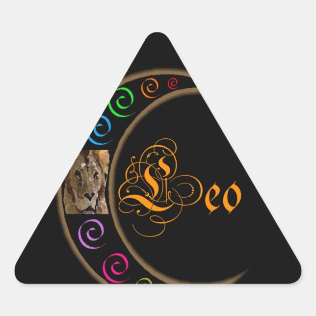 Sticker Triangulaire Leo (Devant)