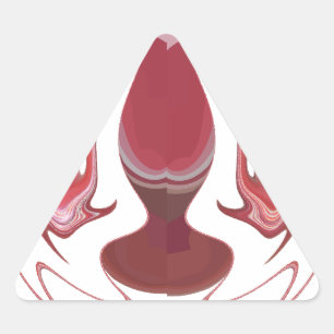 Sticker Triangulaire Les membres de la Terre : Tapisserie texturée de l