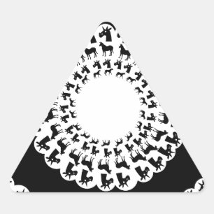 Sticker Triangulaire Licorne de napperon