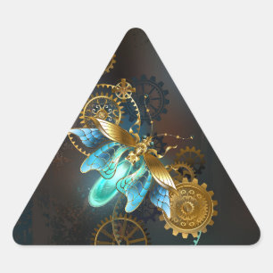 Sticker Triangulaire Luciole de vapeur