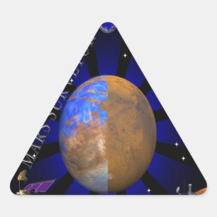 Sticker Triangulaire Mars Surveyor '98