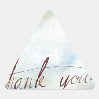 Sticker Triangulaire merci