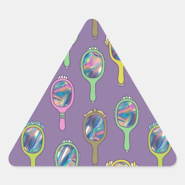 Sticker Triangulaire miroir (Devant)