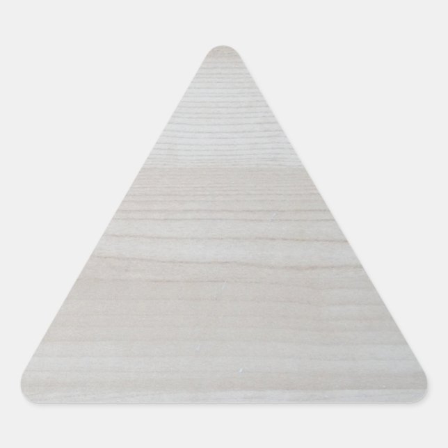 Sticker Triangulaire Modèle moderne en bois vierge Design élégant Natur (Devant)