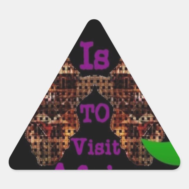 Sticker Triangulaire Mon souhait (Devant)