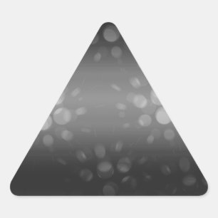 Sticker Triangulaire Motif des éclats pointus - Noir, Gris, Blanc