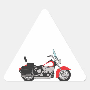 STICKER TRIANGULAIRE MOTO