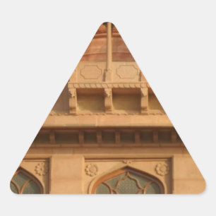 Sticker Triangulaire Musée du Palais de Mohatta : Design Iconique