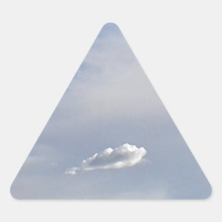 Sticker Triangulaire Nuage Et Nuage