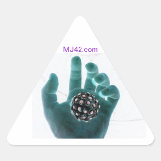 Sticker Triangulaire Obtenir une prise sur la perception