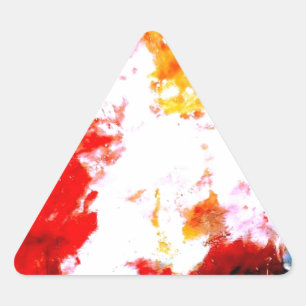 Sticker Triangulaire Oeuvre artistique créative Abstraite