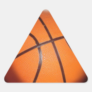 Sticker Triangulaire Oeuvre de basket-ball