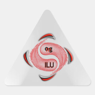 Sticker Triangulaire Oh mon Dieu !