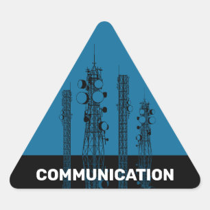 Sticker Triangulaire Outils de communication