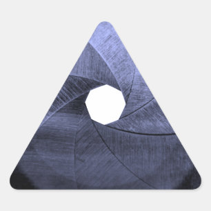 Sticker Triangulaire pales d'ouverture de lentille